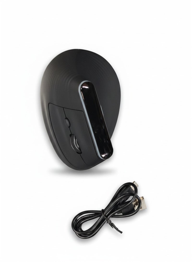 Wireless Mouse 2.4GHz & Bluetooth, Ergonomic Vertical Design, Compatible with Multiple Operating Systems for PC and Laptop - Image 2